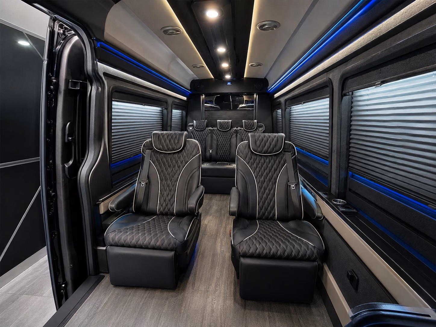 downey airport shuttle buses for employees