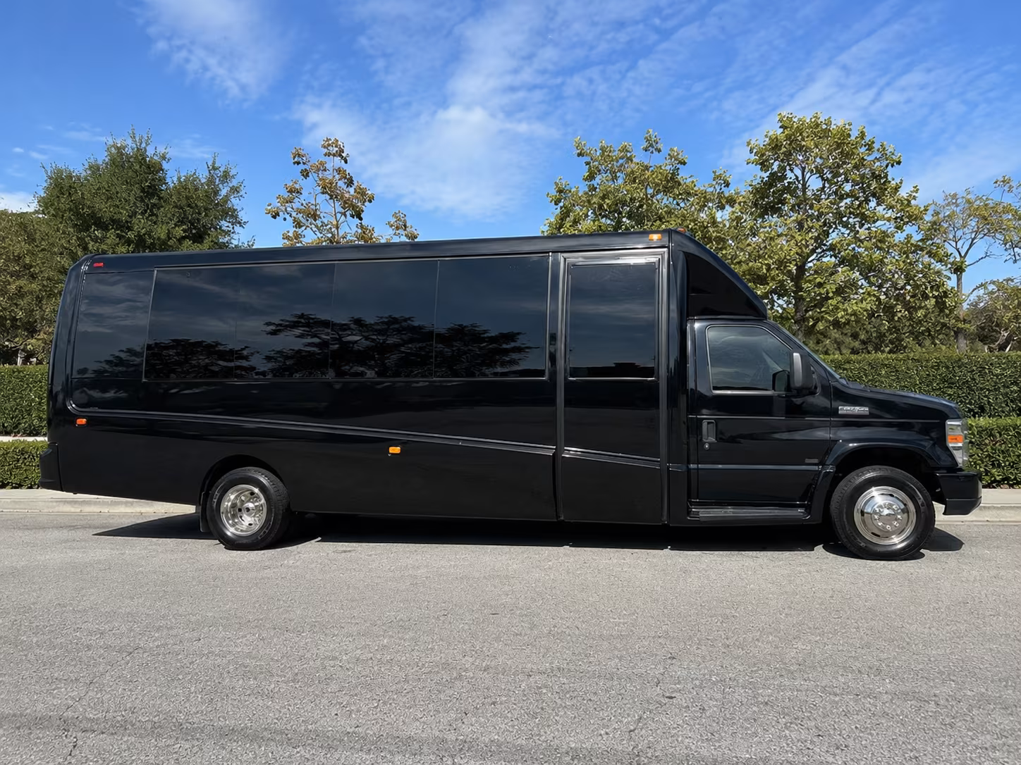 downey military base transfer and troop movement buses